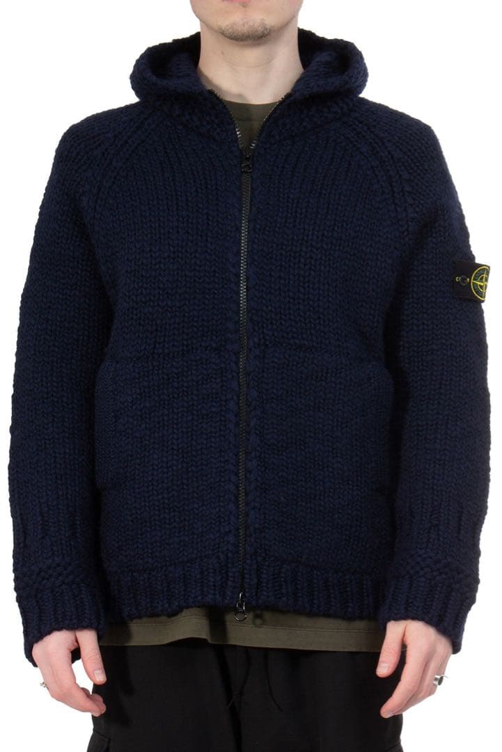 トップス Stone  Hooded Knit Cardigan 23AW M