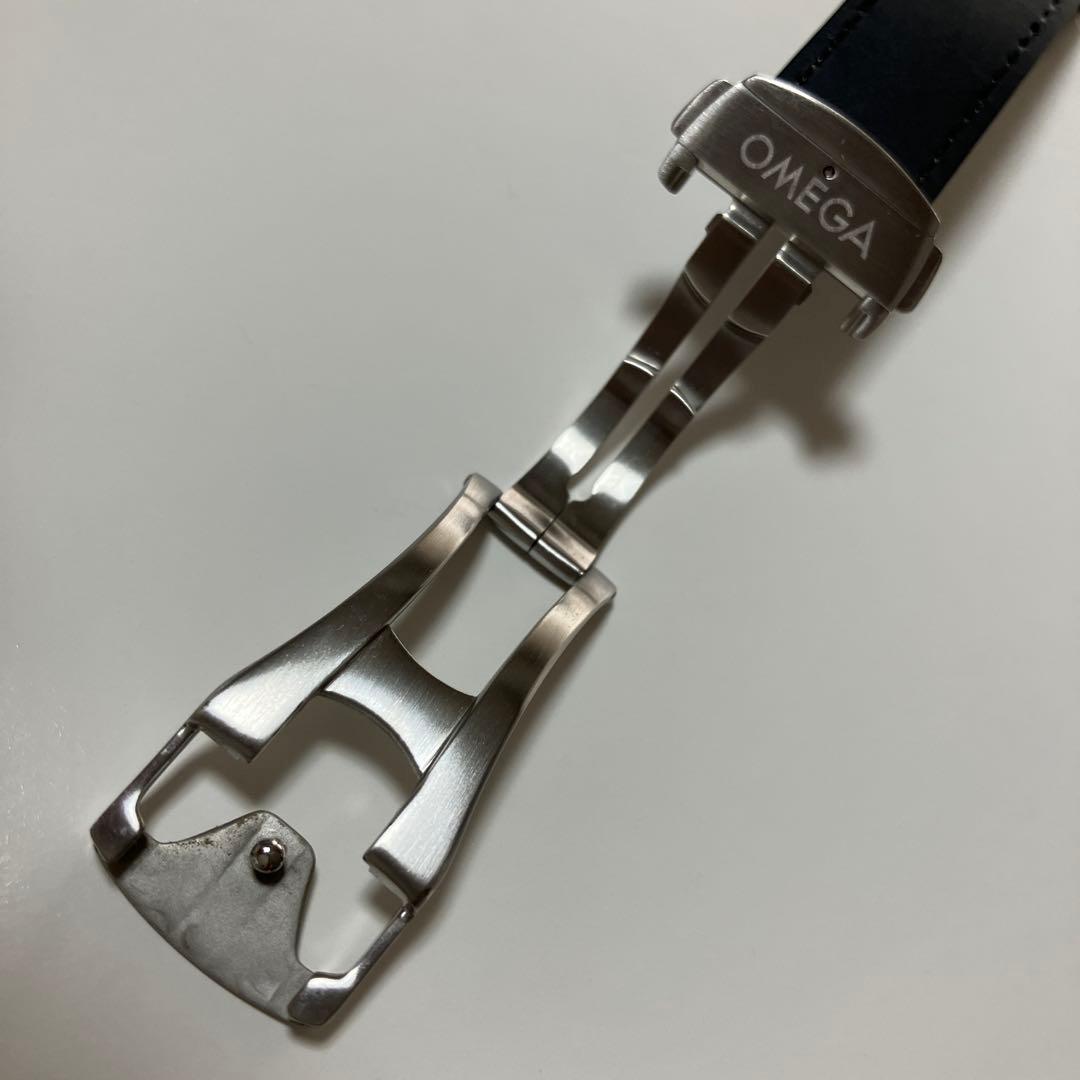 OMEGA ブラック ラバーベルト バックル 20mm オメガ