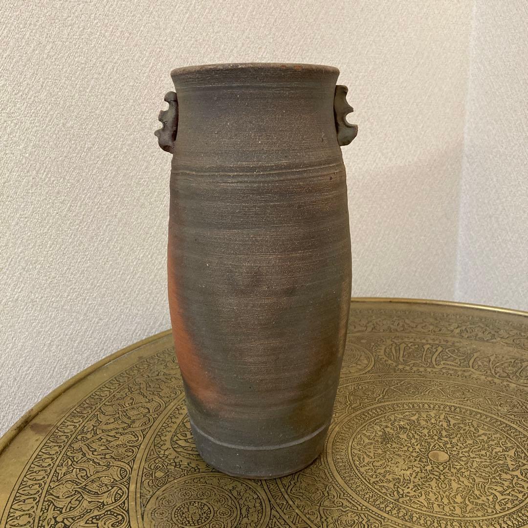 古備前　古花瓶　花生