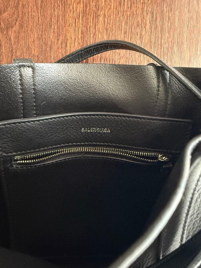 【正規品】BALENCIAGA レザートートバッグ ショルダーストラップ付