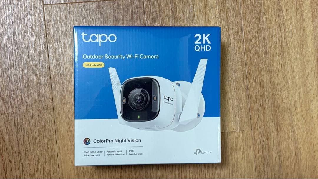 【未開封新品】TP-Link Tapo 屋外カメラ Tapo屋外カメラを外壁に穴をあけずに設置してみた【社員試用レポート