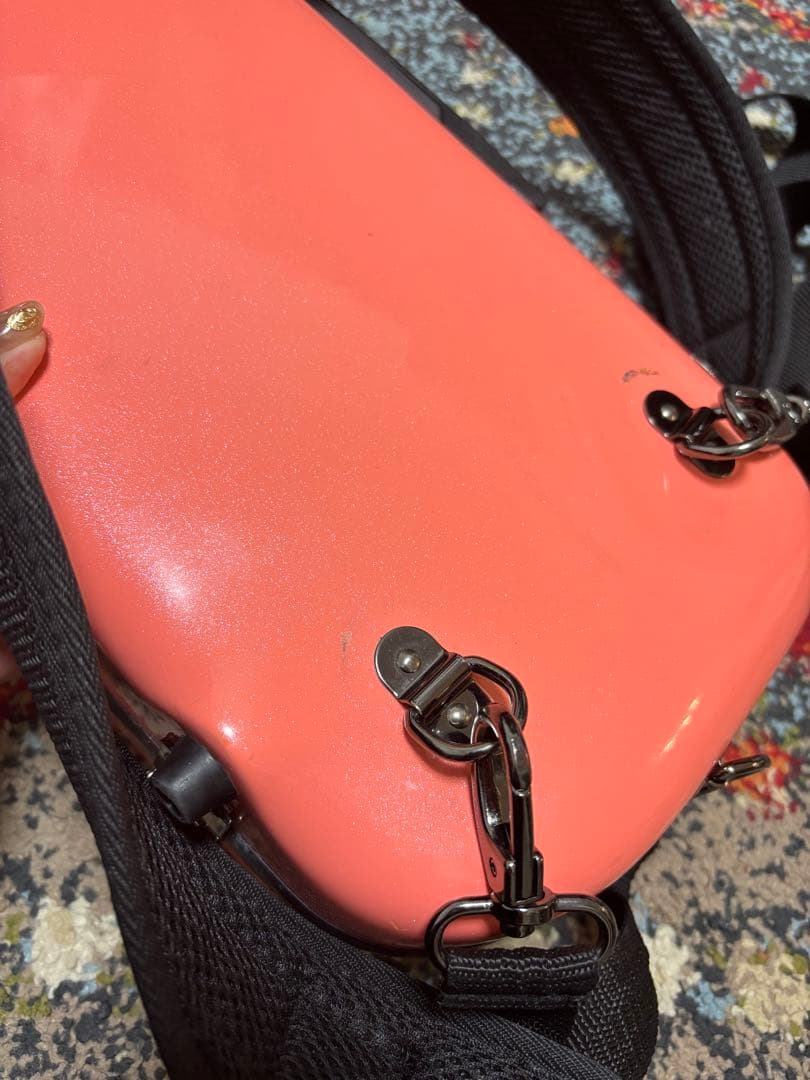 CC Shiny Case II サーモンピンク トランペットケース