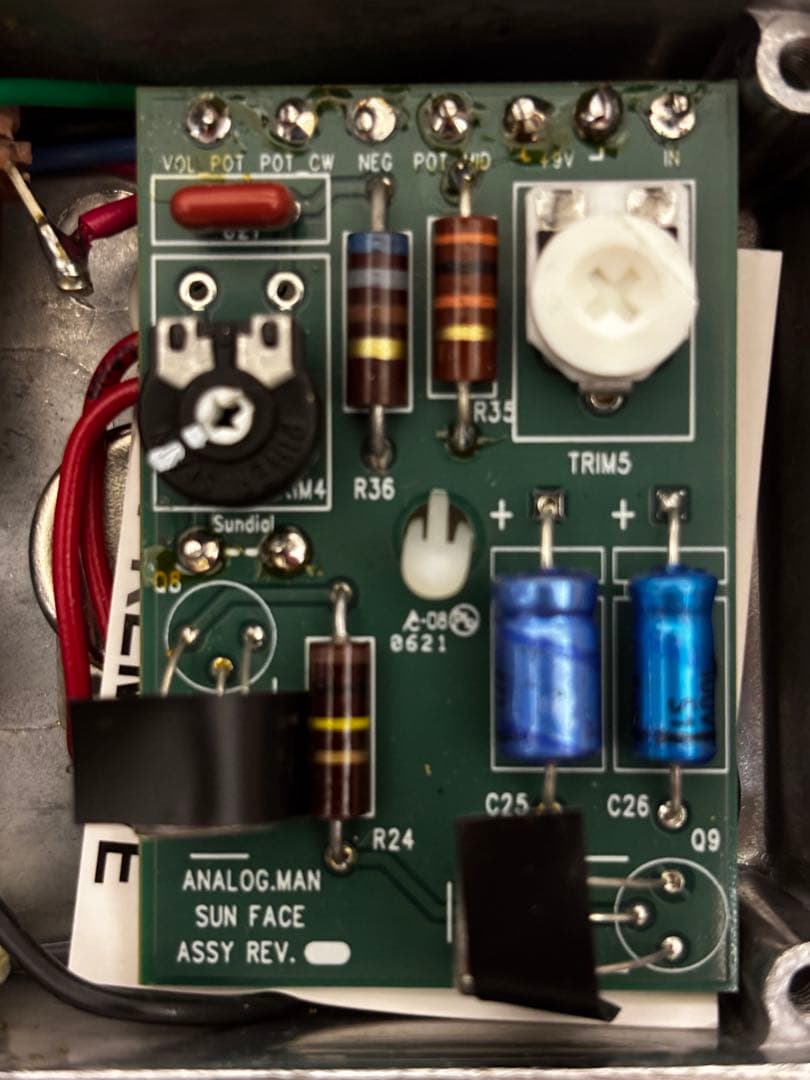 ANALOG.MAN SUN FACE 2N Fuzz アナログマン