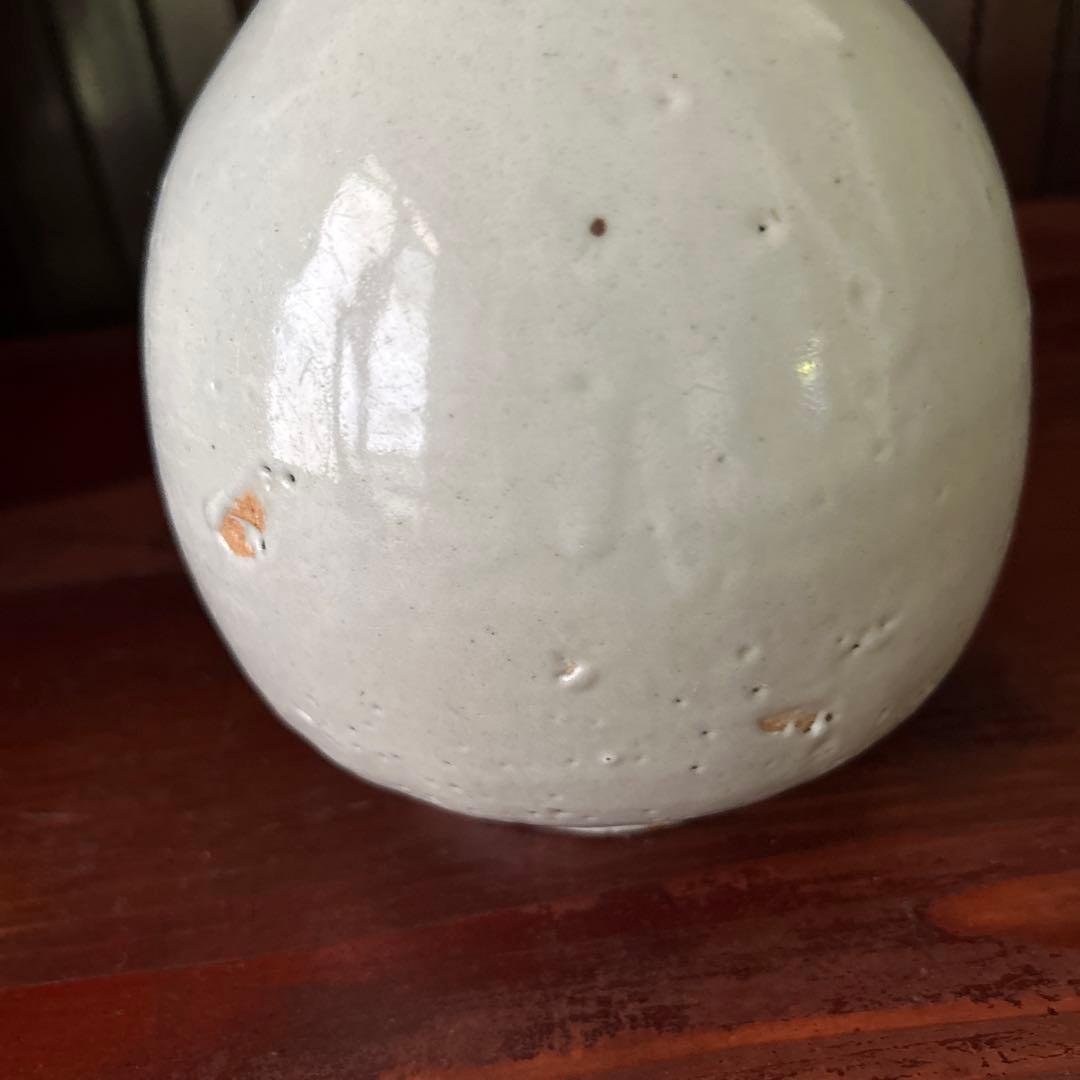 李朝　白磁徳利　初期