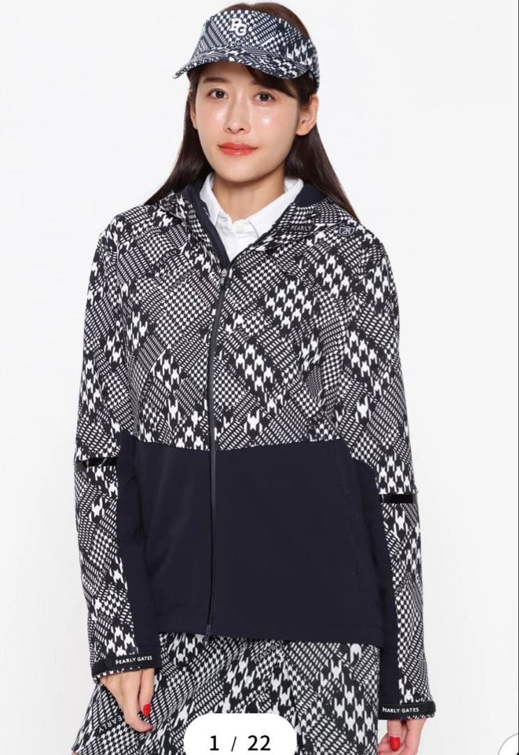 新品タグ付き　パーリーゲイツ　フーディジャケット　サイズ1 ゴルフ