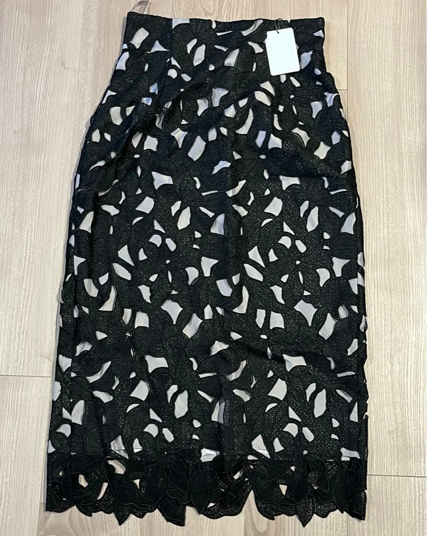 JUSGLITTY レースタイトスカート