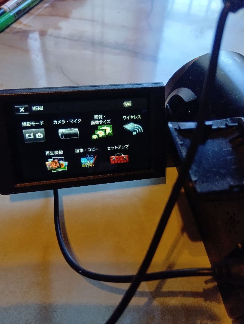 ジャンク SONY HDR-CX670 ビデオカメラ 本体 外部マイク付き