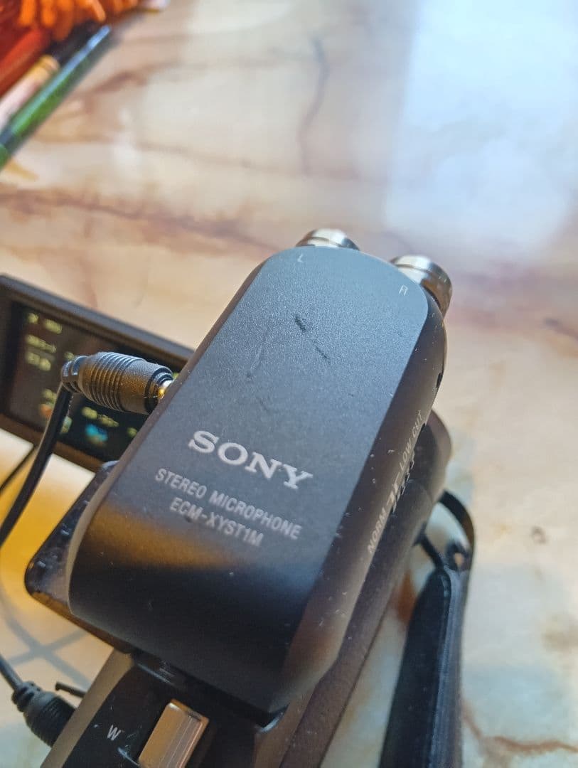 ジャンク SONY HDR-CX670 ビデオカメラ 本体 外部マイク付き