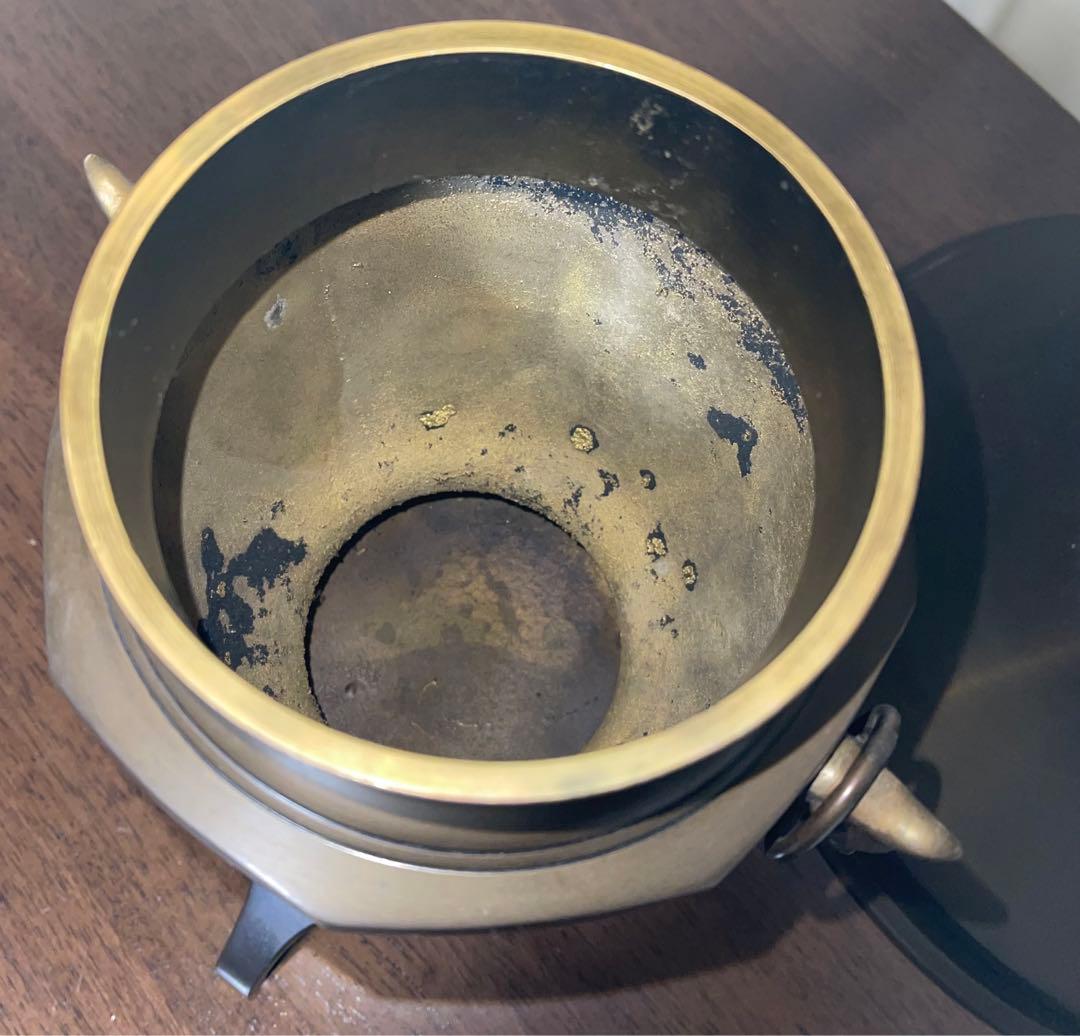 池坊 直径33cm 銅製 尺1 八角雷紋 薄端 - メルカリ