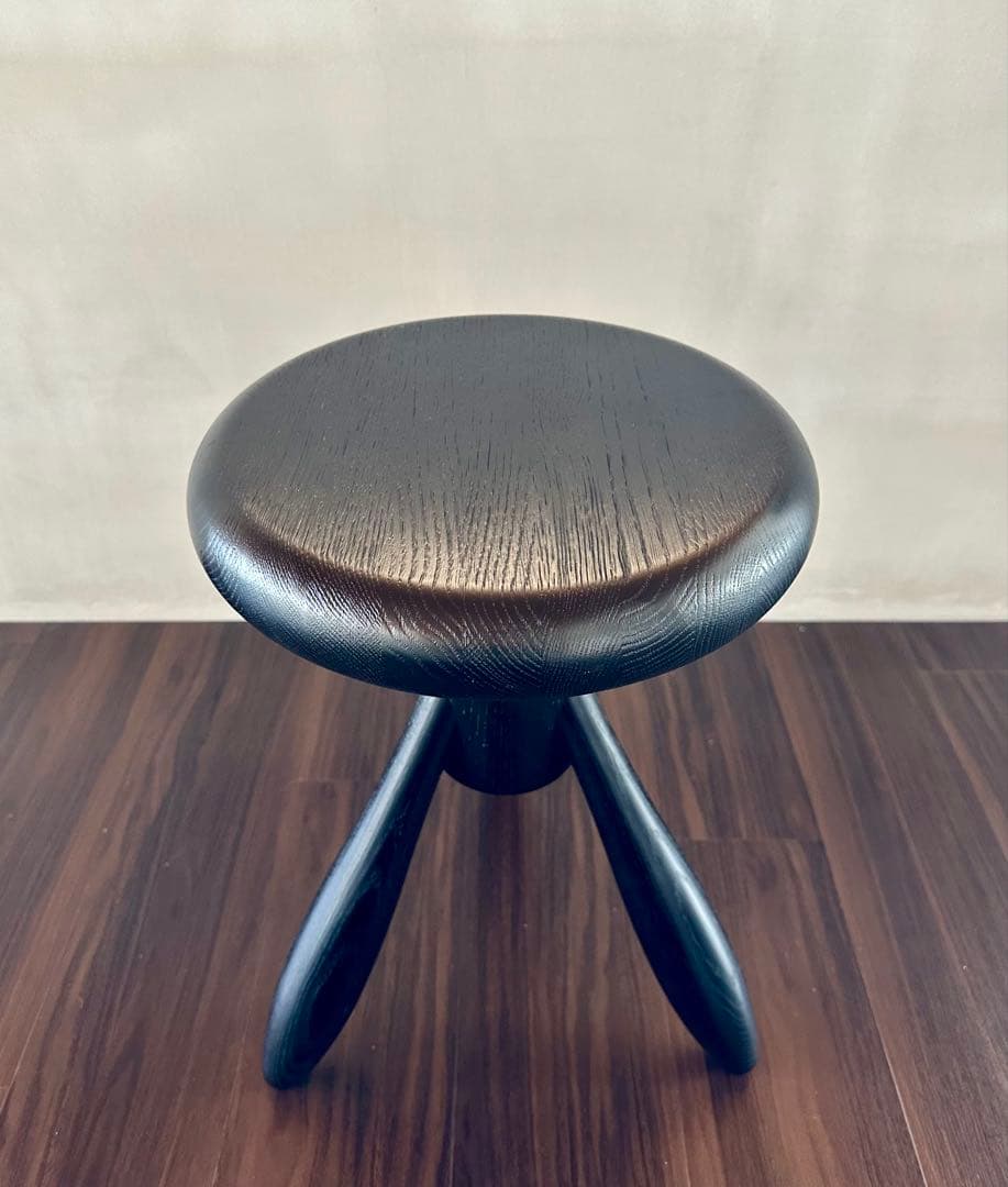 artek 80 ロケットスツール 黒