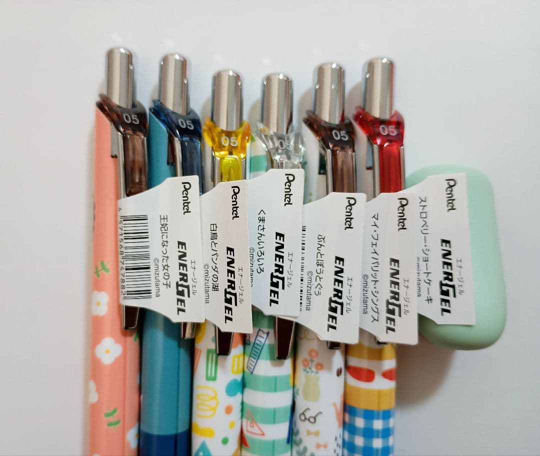 Amazon.co.jp: mizutamaさん+TSUTAYA 限定エナージェルボールペン 7本