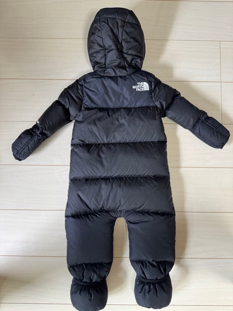 THE NORTH FACE ダウンコート ブラック 700フィル　ベビー９０