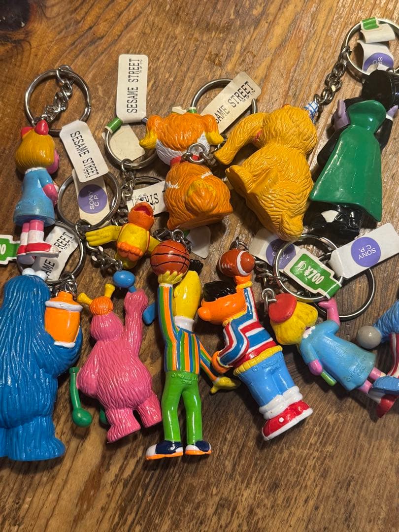 セサミストリート キーホルダー フィギュア 11個セット ヴィンテージ