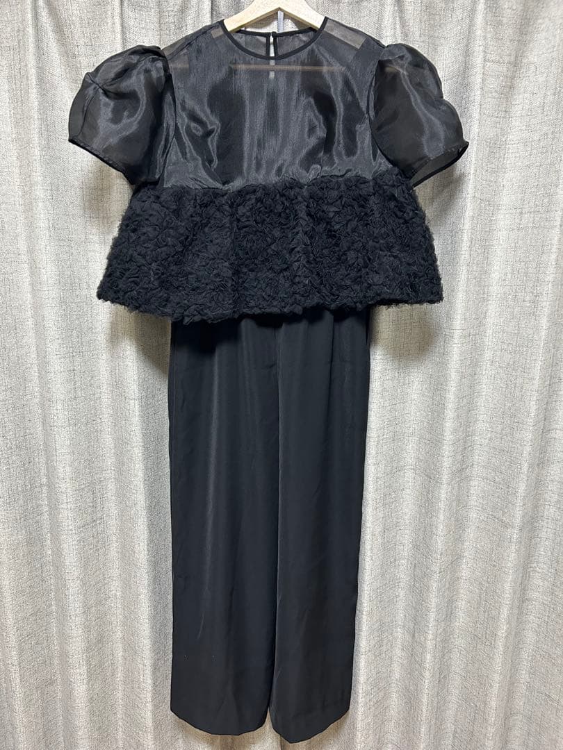 nianaスウェルペプラムセットアップパンツドレス 2点セット