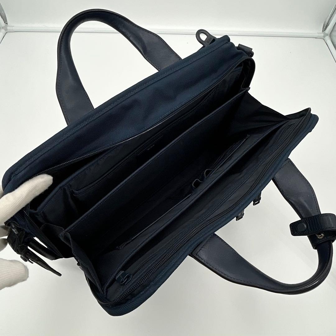 極美品✨トゥミ シップス アルファ3 3way ビジネスバッグ リュック 紺色