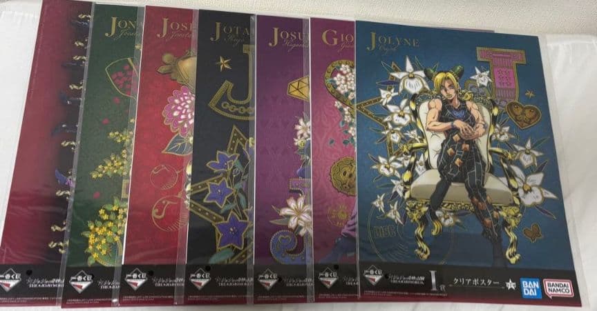 一番くじ ジョジョワールド I賞 クリアポスター コンプセット - メルカリ