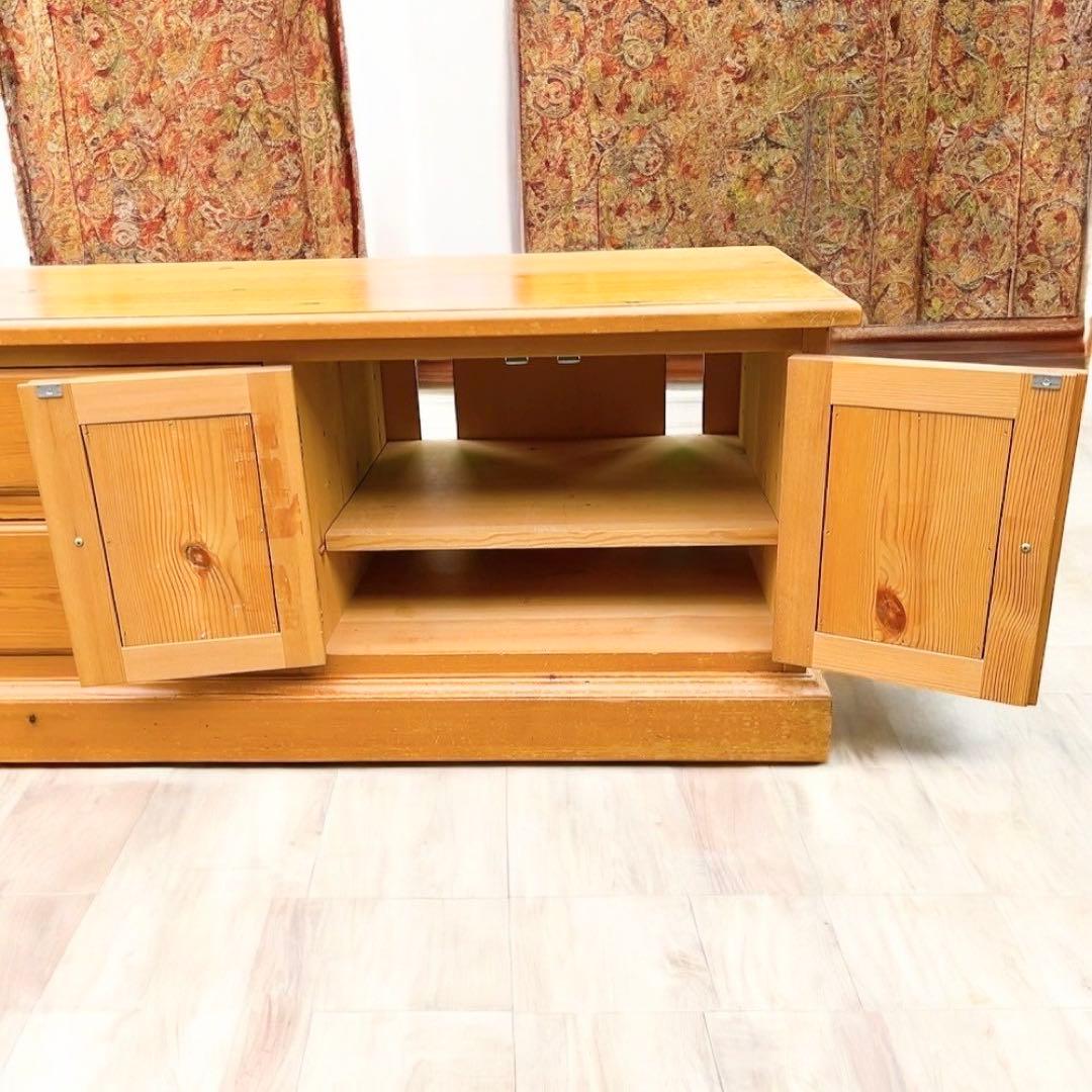 ペニーワイズ家具パイン無垢材ローチェストテレビ台