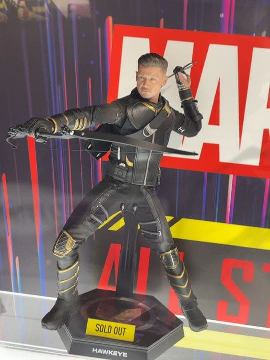 エンドゲーム版 ホークアイ ブラックウィドウ ホットトイズ エンド