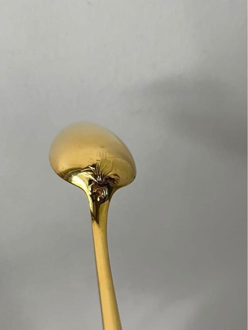 Christofle ティースプーン 金彩