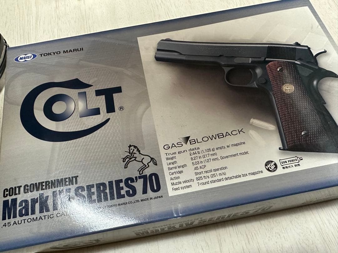 東京マルイ　コルトガバメント　MARK Ⅳ　SERIES70 サバゲ