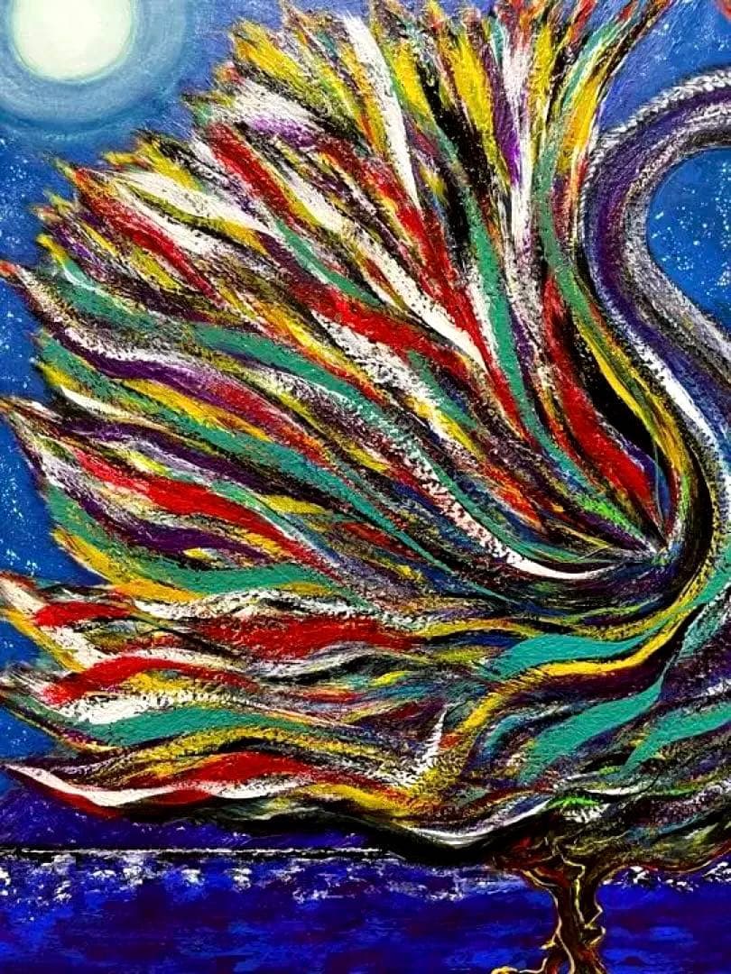 ◉永遠に】F30号 souling_y アクリル画