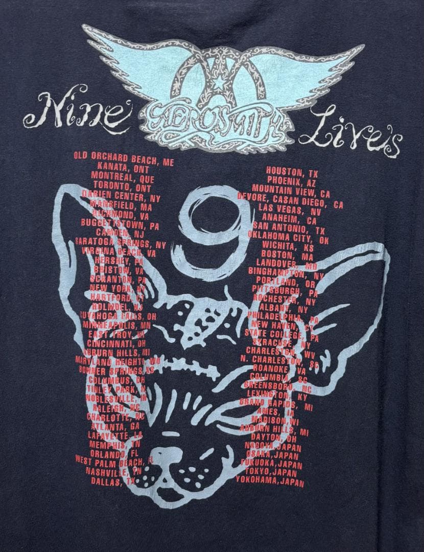難あり)90's AEROSMITH ヴィンテージTシャツ エアロスミス