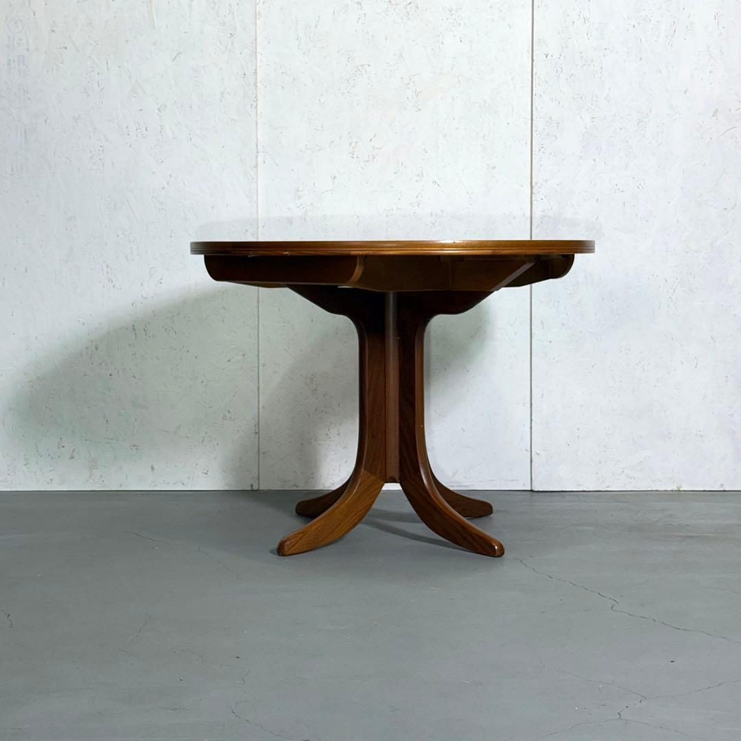 【キヨ】Parker Knoll ラウンドエクステンションテーブル