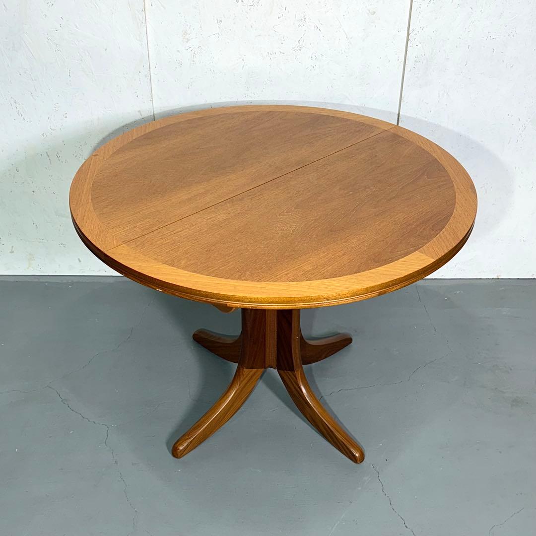 【キヨ】Parker Knoll ラウンドエクステンションテーブル