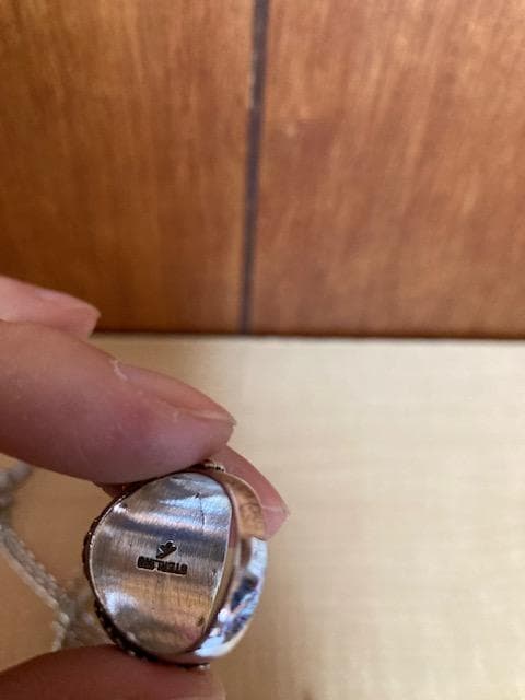 インディアンジュエリー シルバー リング バングル ネックレス インレイ