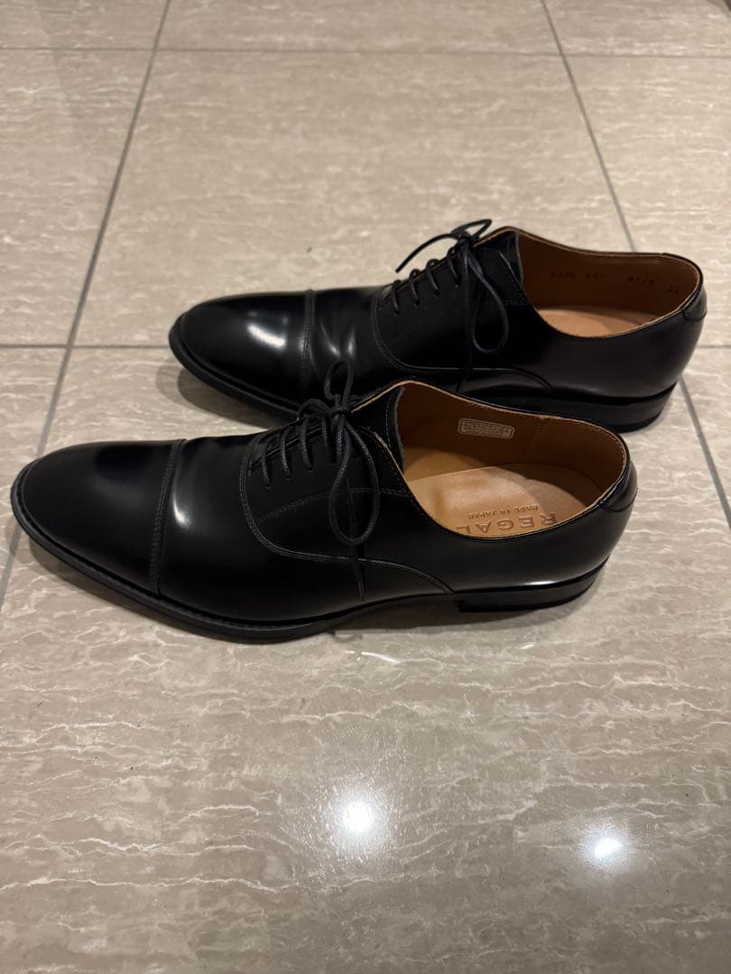 REGAL ブラック ビジネス フォーマル 内羽根 26cm