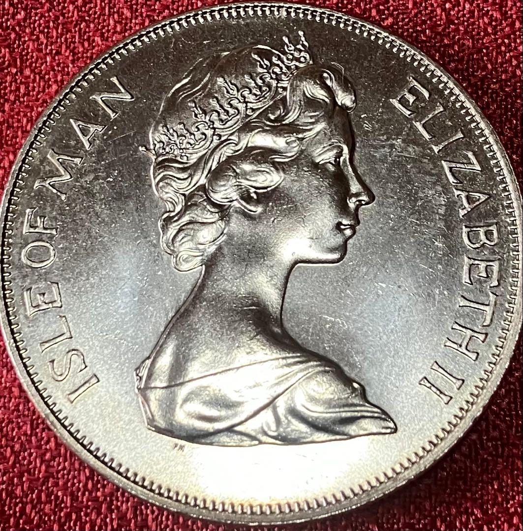 エリザベス2世 シルバージュビリー ONEクラウン1977年25周年記念メダル