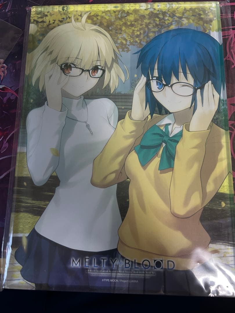 月姫 メルブラ アクリルパネル 2個 ○月姫 A piece of blue glass moon、