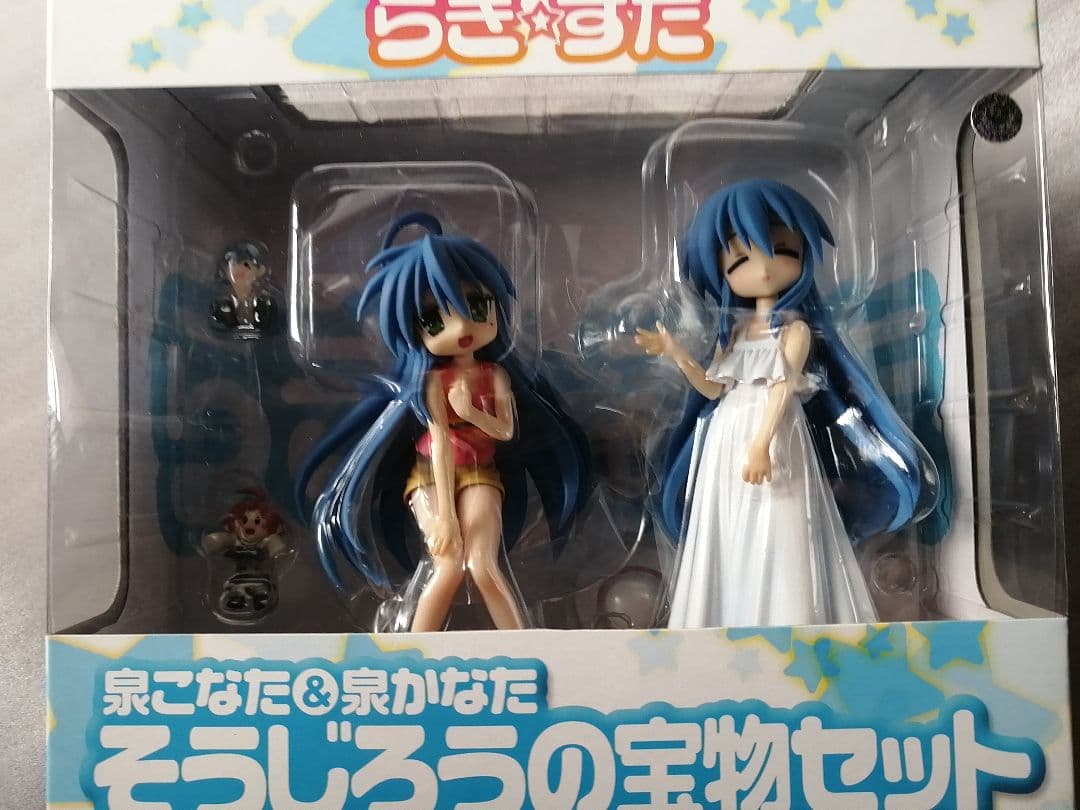 らきすた 泉こなた＆泉かなた そうじろうの宝物セット フィギュア 泉