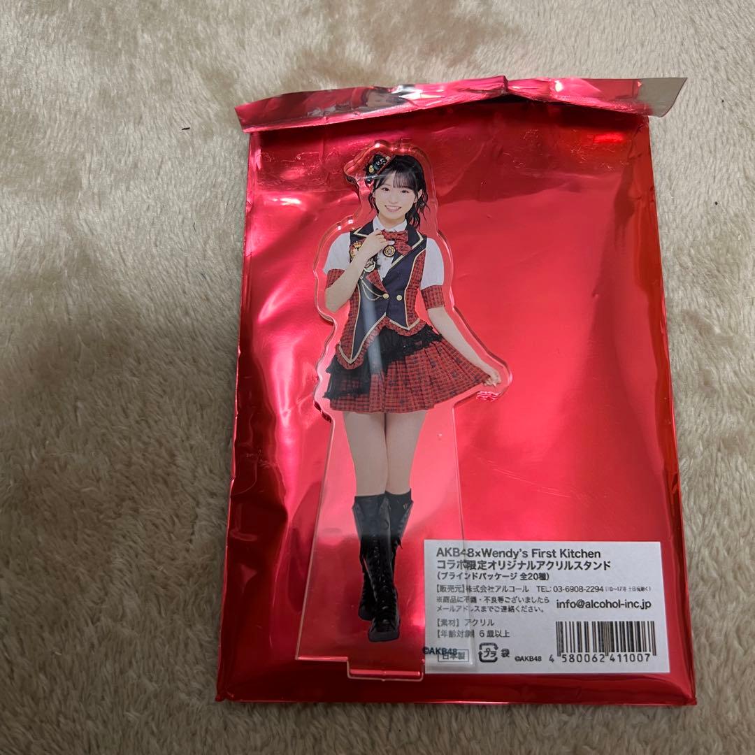 AKB48 山内瑞葵 wendy's ウェンディーズ アクスタ - メルカリ