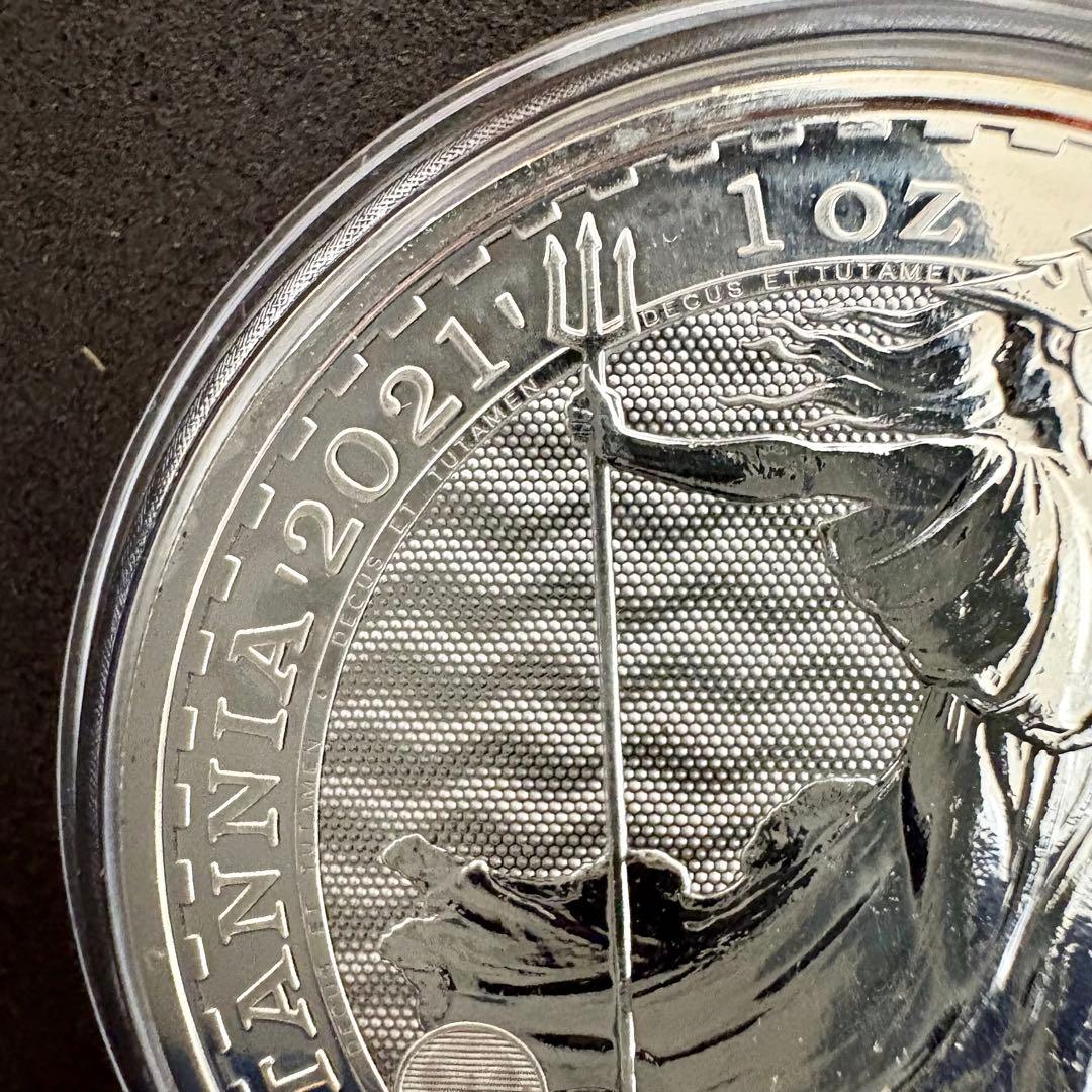 2021年 イギリス ブリタニア銀貨 1oz 999ファインシルバー