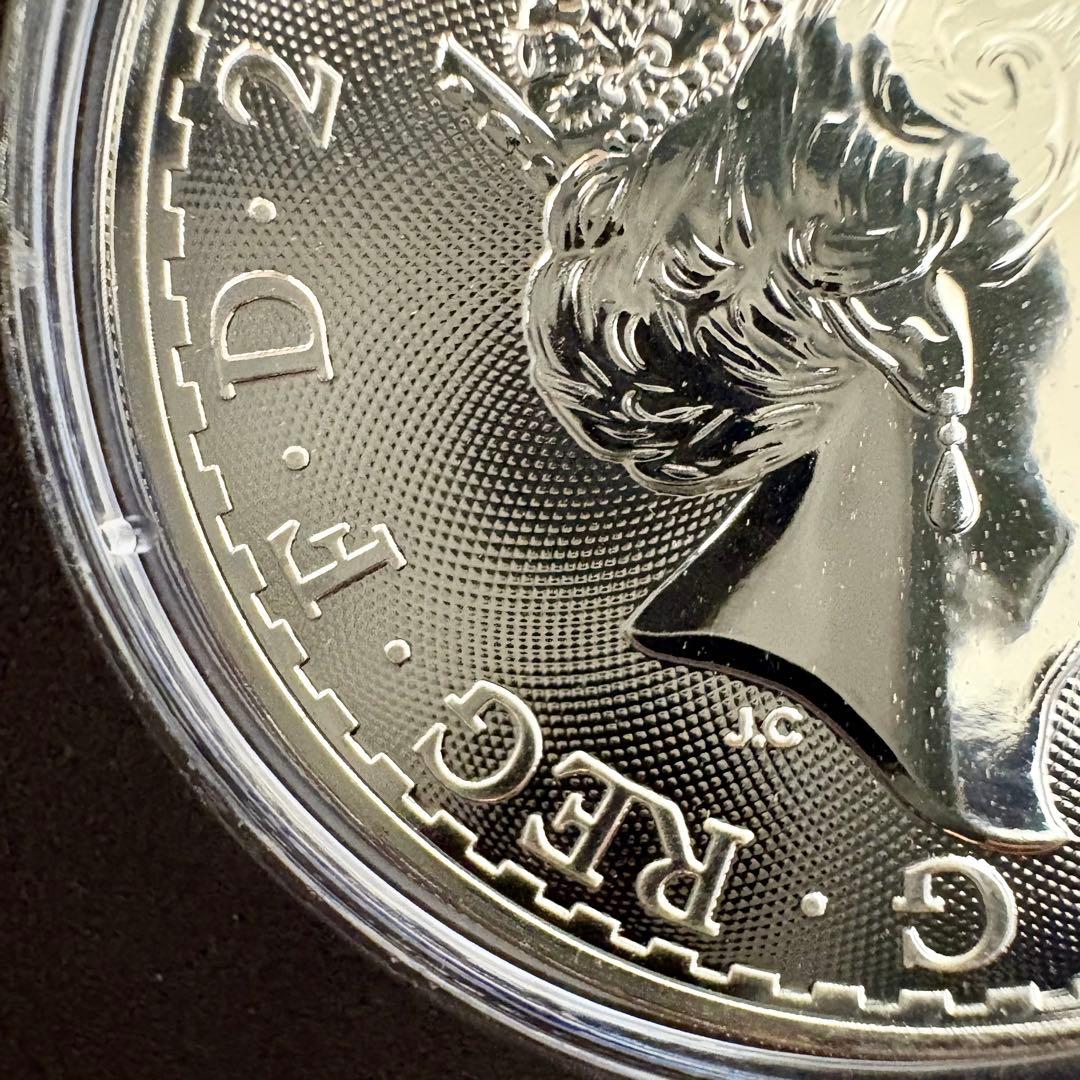 2021年 イギリス ブリタニア銀貨 1oz 999ファインシルバー