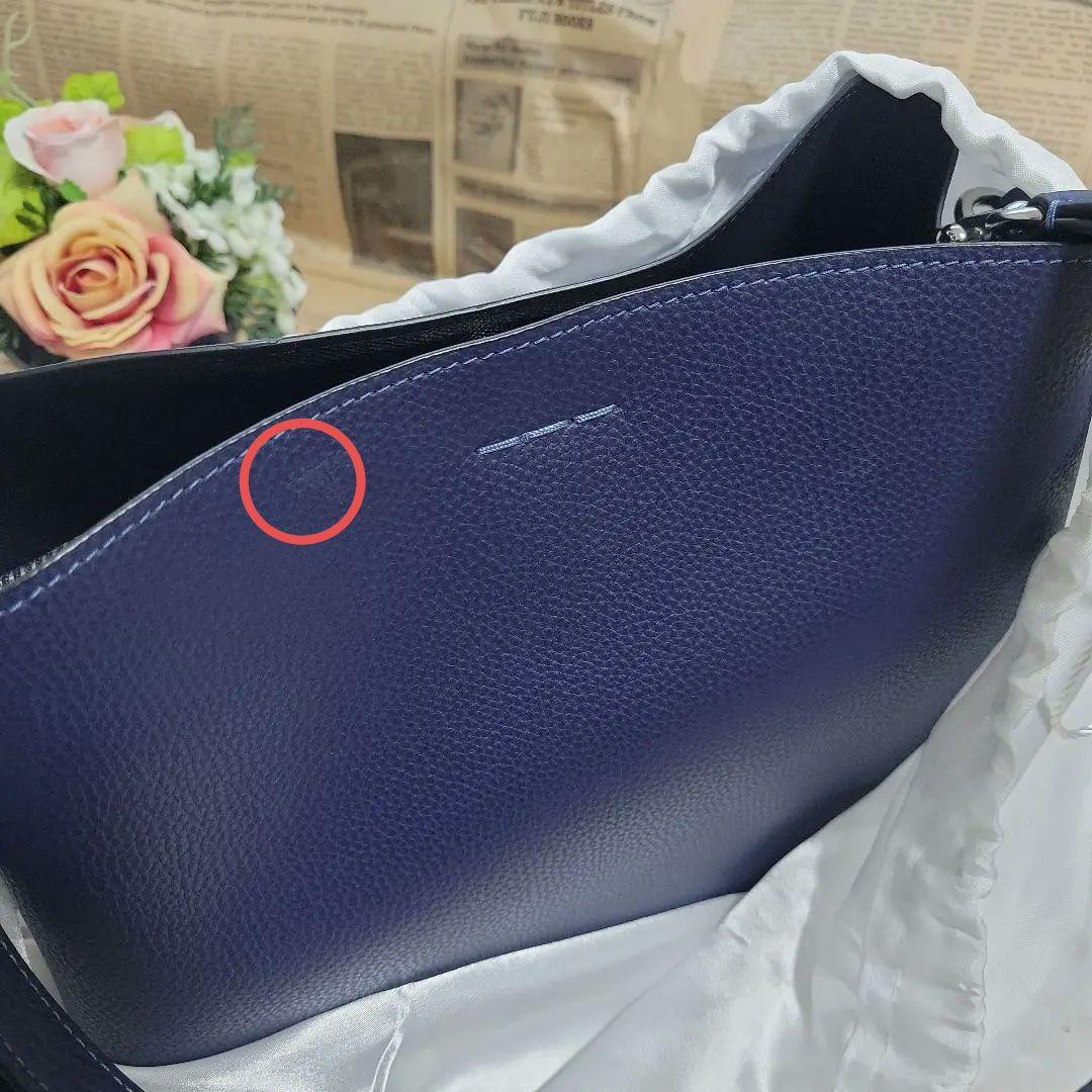 本日まで★最終値下げ【訳あり新品】コーチ★COACH ウィロウ バッグ　ネイビー