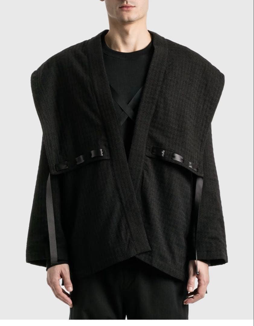 Sasquatchfabrix.パワーショルダー羽織　ジャケット　グレー