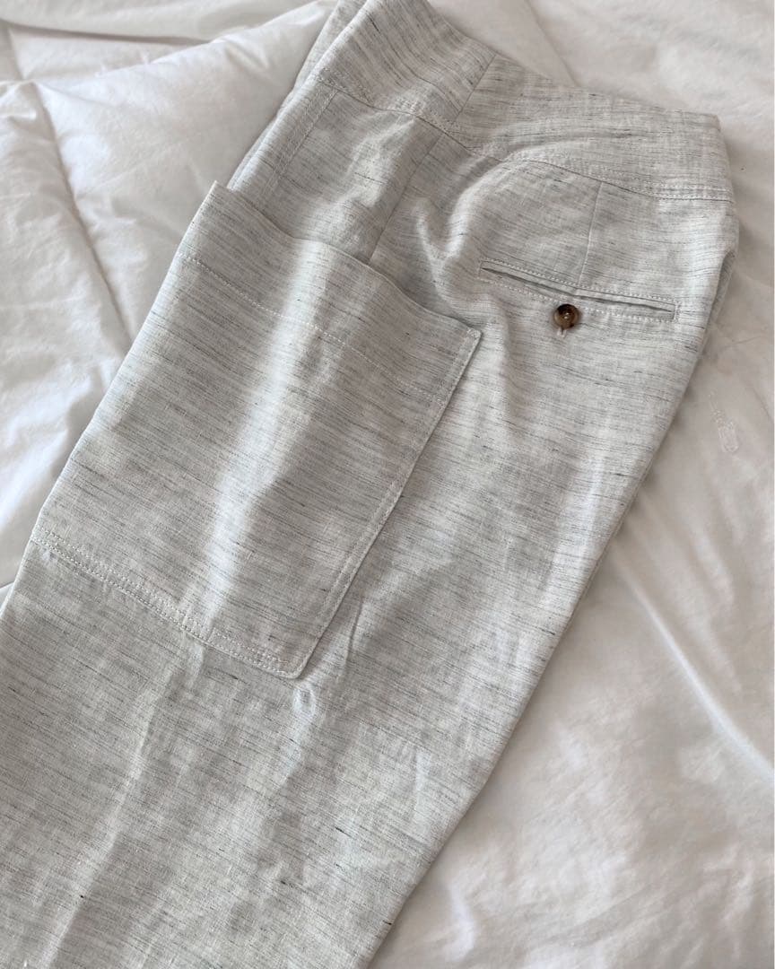 【ポムポム】CELINE セリーヌ フィービー リネン サルエルパンツ