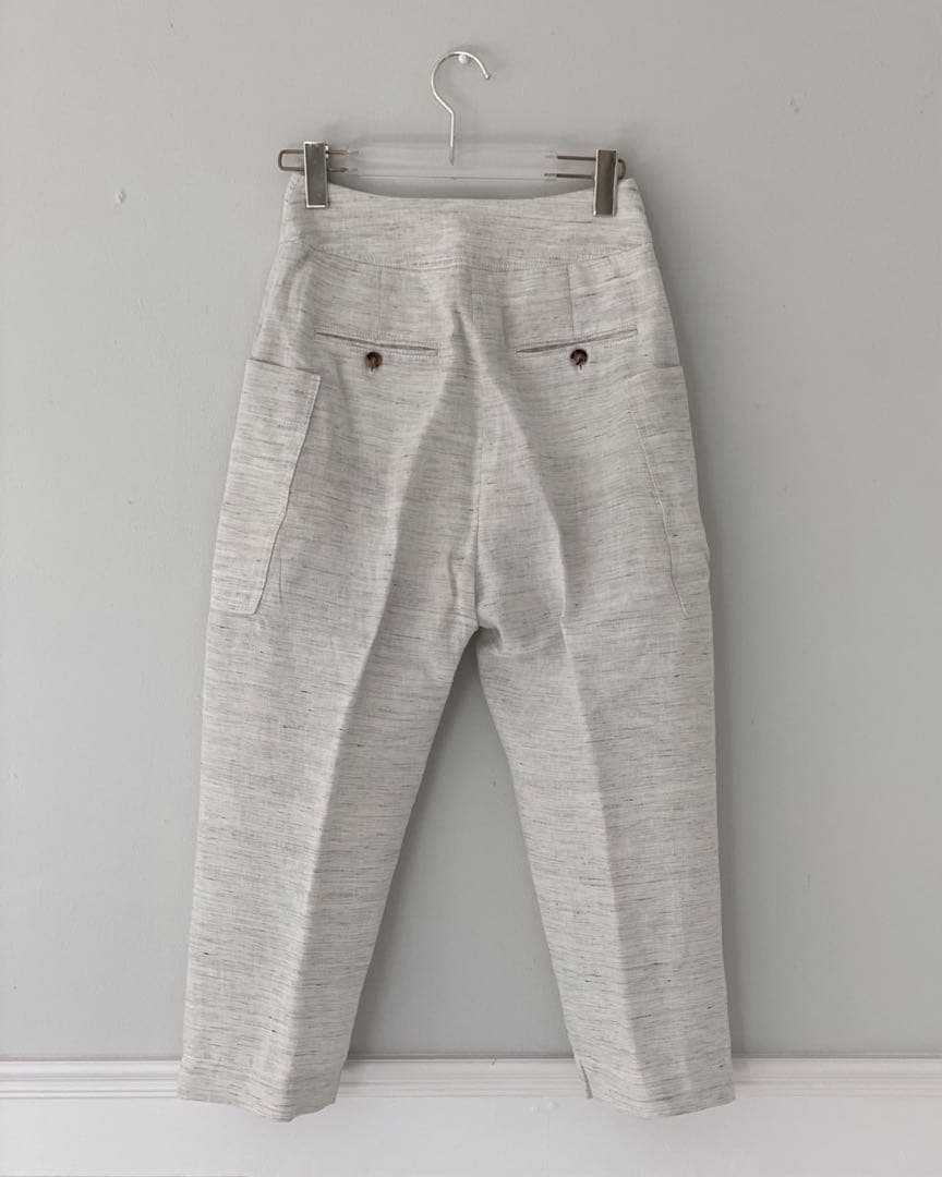 【ポムポム】CELINE セリーヌ フィービー リネン サルエルパンツ