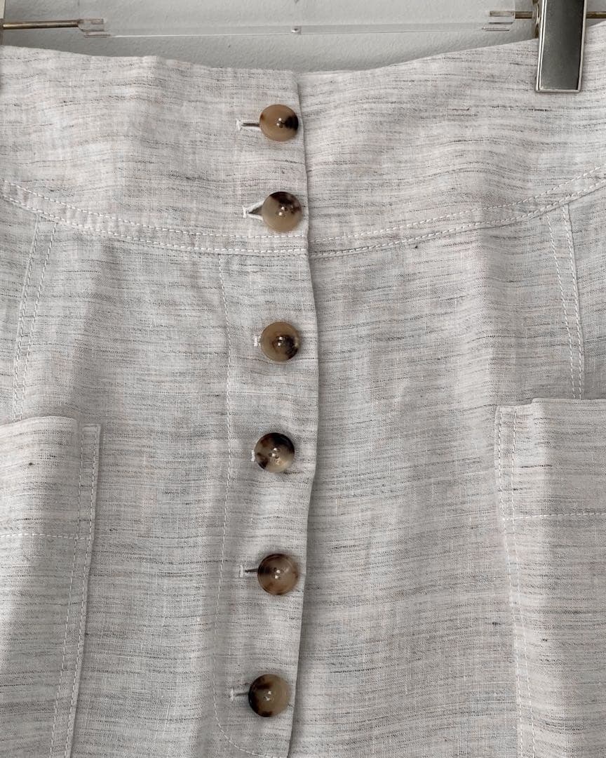 【ポムポム】CELINE セリーヌ フィービー リネン サルエルパンツ