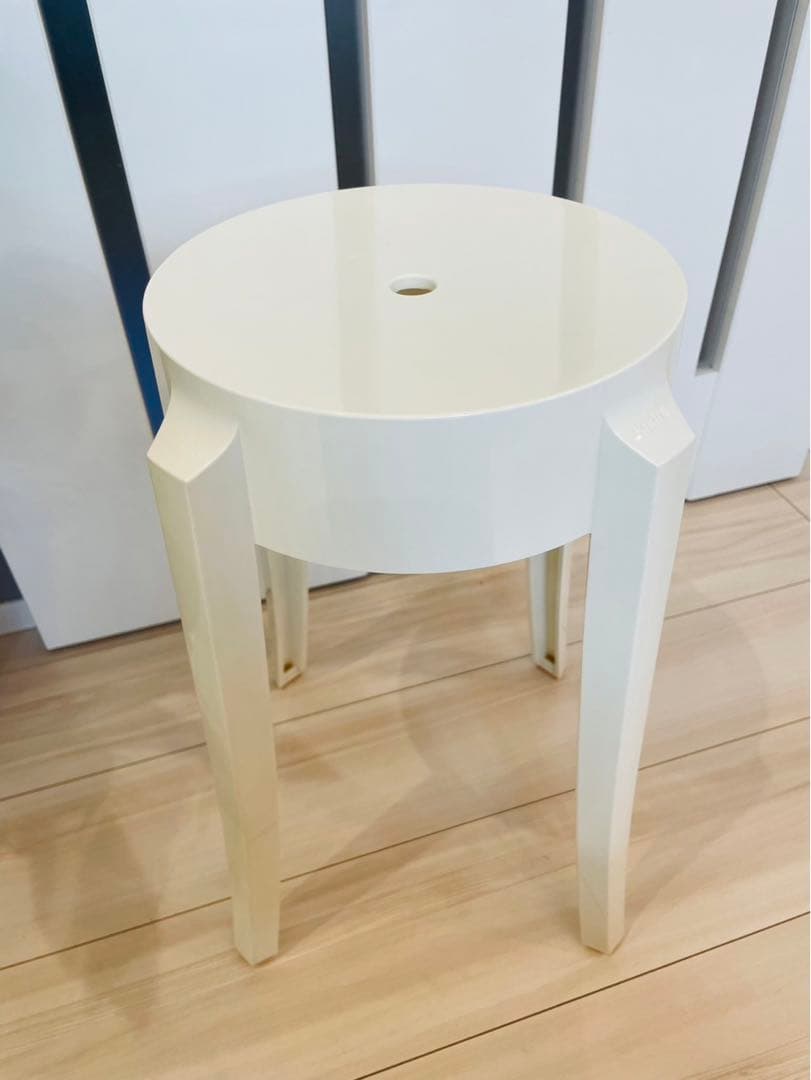 送料無料　Kartell カルテル チャールズゴーストロー ホワイト スツール