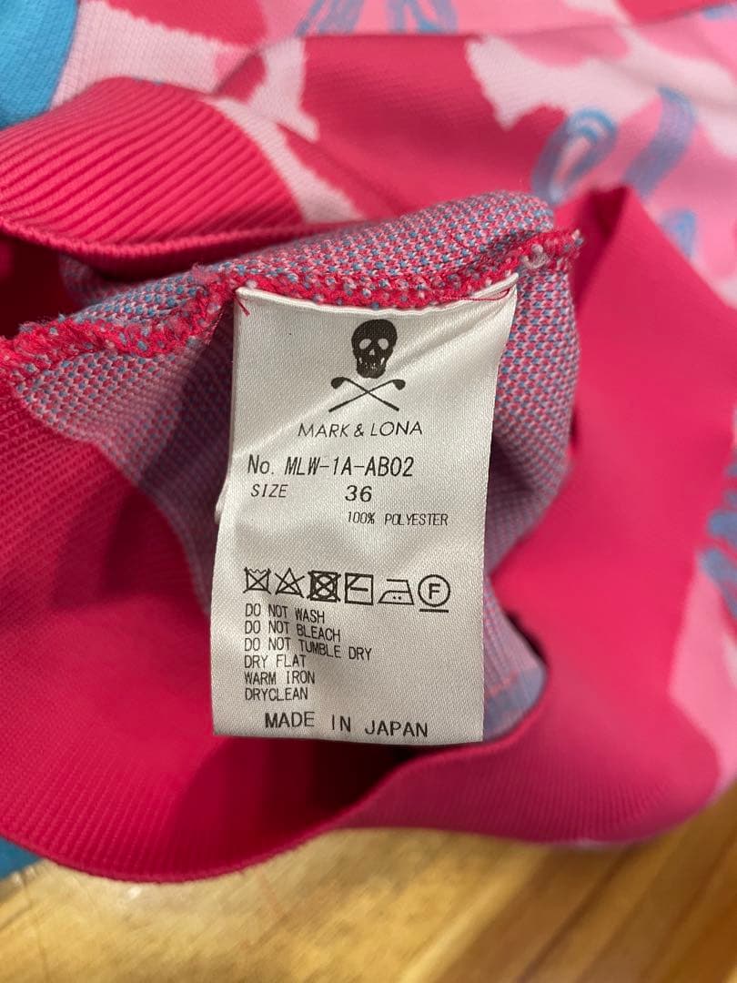 マークアンドロナ　36 ピンク　カモフラ