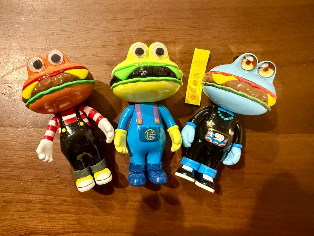 【最終値下げ】Happi CLass バーガー君 フィギュア 3体セット