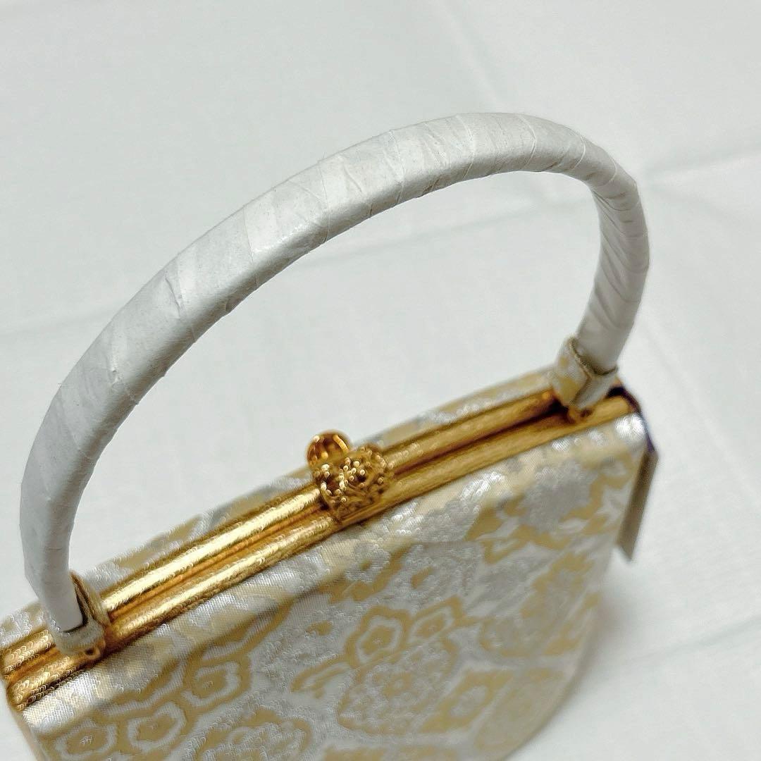 神田胡蝶　和装バッグ　草履　セット　フォーマル　金銀　礼装　未使用品