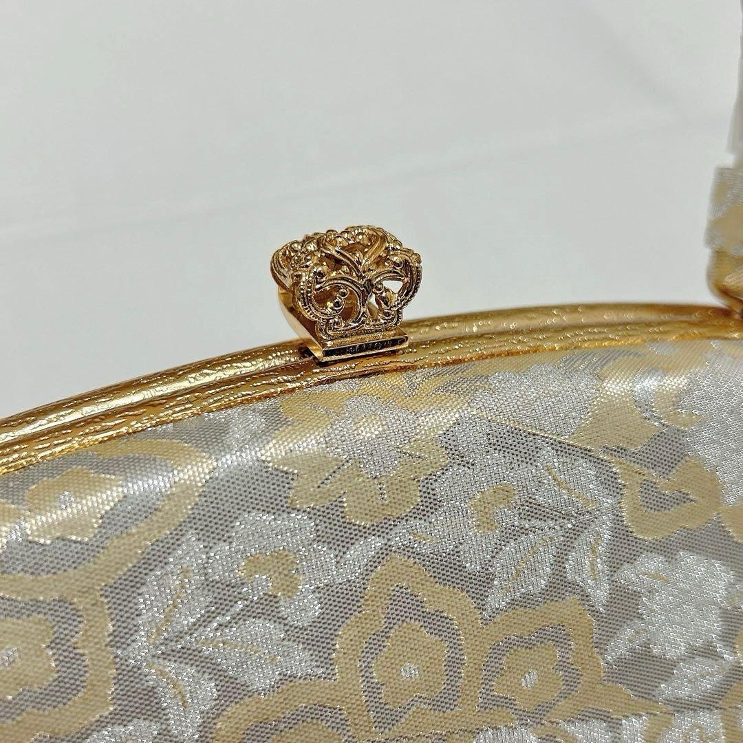 神田胡蝶　和装バッグ　草履　セット　フォーマル　金銀　礼装　未使用品