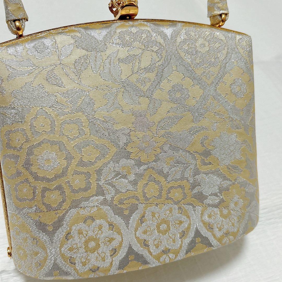 神田胡蝶　和装バッグ　草履　セット　フォーマル　金銀　礼装　未使用品