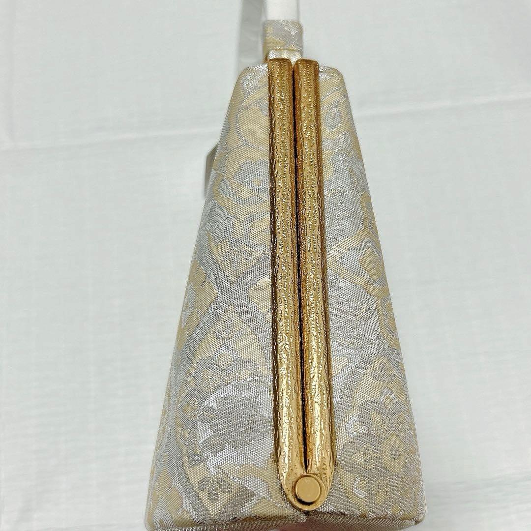 神田胡蝶　和装バッグ　草履　セット　フォーマル　金銀　礼装　未使用品