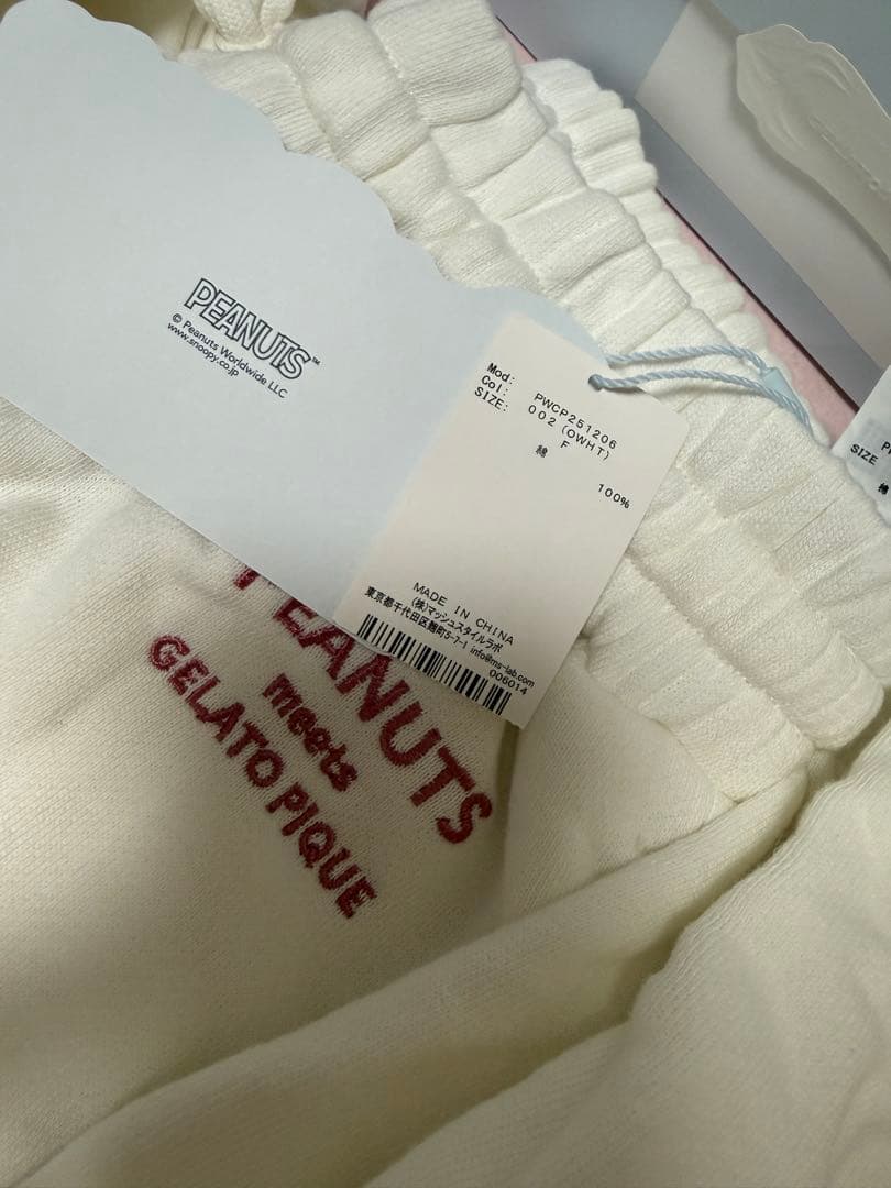 PEANUTS × GELATO PIQUE ルームウェア M