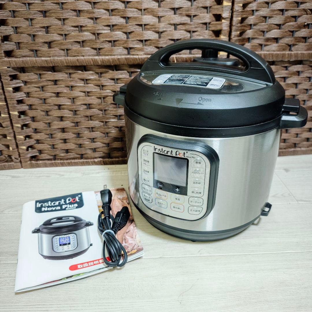【美品】InstantPot Nova Plus 60 電気圧力鍋 5.7L